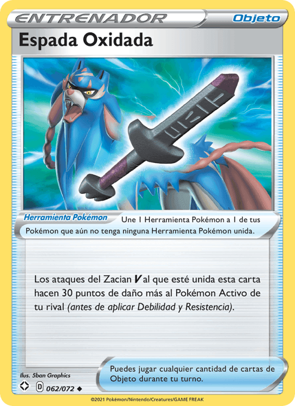 Espada Oxidada, card 62 from Destinos Brillantes