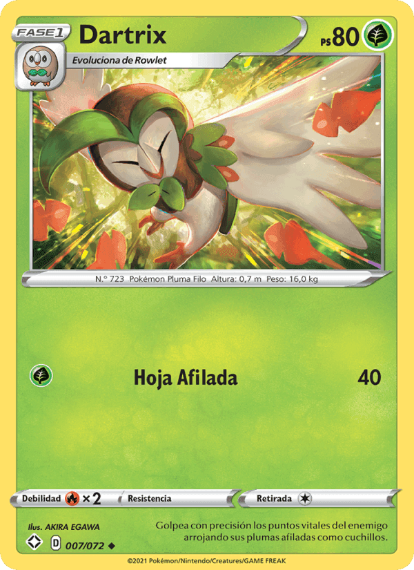 Dartrix, carta 7 de Destinos Brillantes