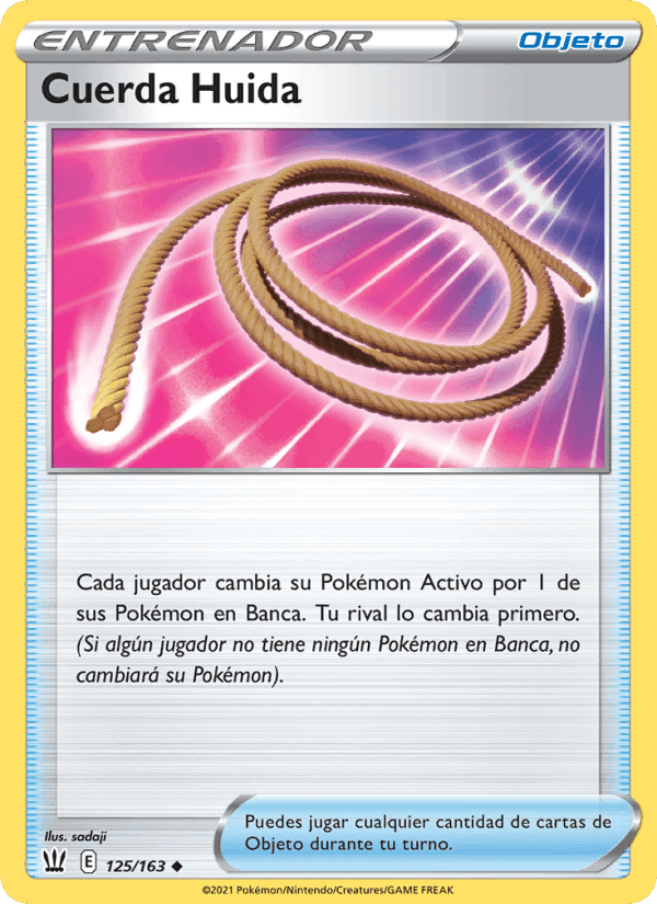 Cuerda Huida, carta 125 de Estilos de Combate