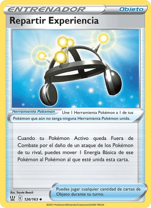 Repartir Exp, card 126 from Estilos de Combate