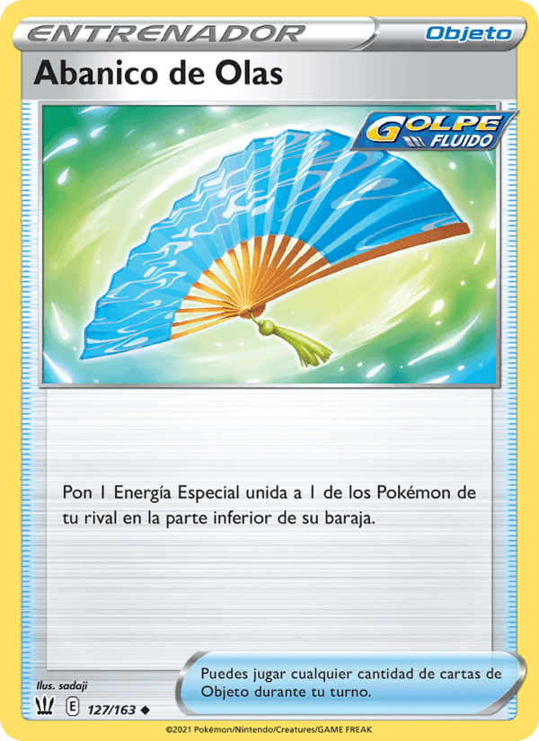 Abanico de Olas, card 127 from Estilos de Combate