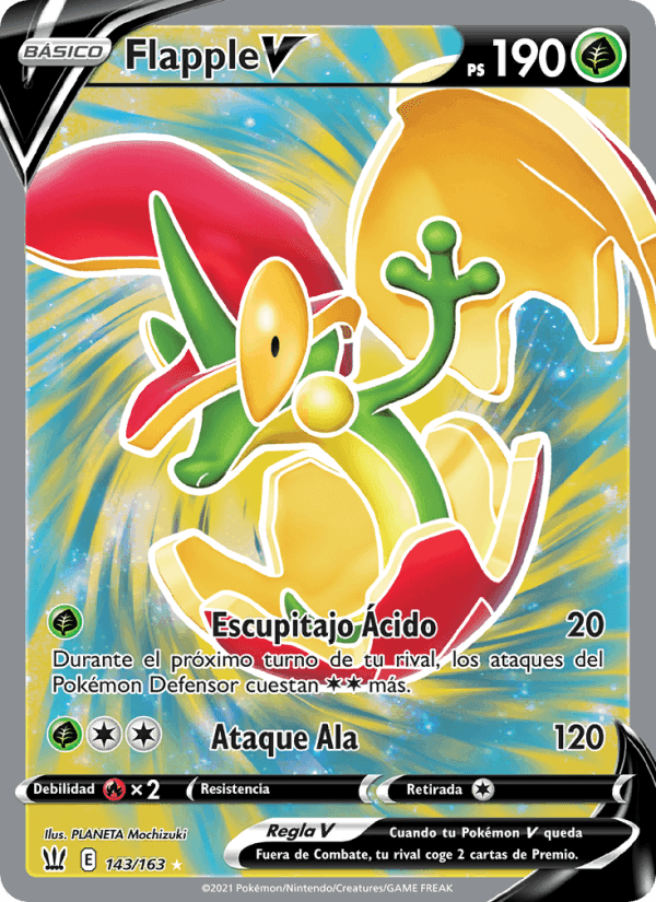 Flapple V, carta 143 de Estilos de Combate
