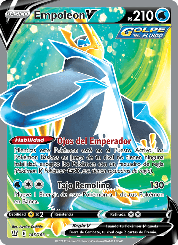 Empoleon V, card 145 from Estilos de Combate