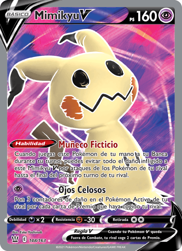 Mimikyu V, card 148 from Estilos de Combate
