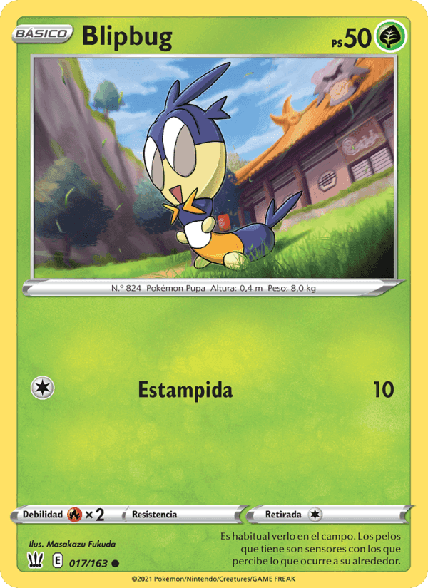 Blipbug, carta 17 di Estilos de Combate