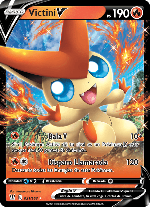 Victini V, carte 21 de Estilos de Combate