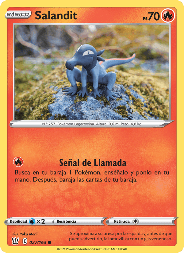 Salandit, card 27 from Estilos de Combate