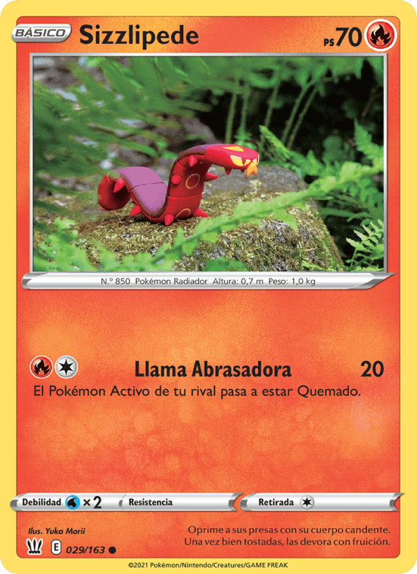Sizzlipede, carta 29 di Estilos de Combate