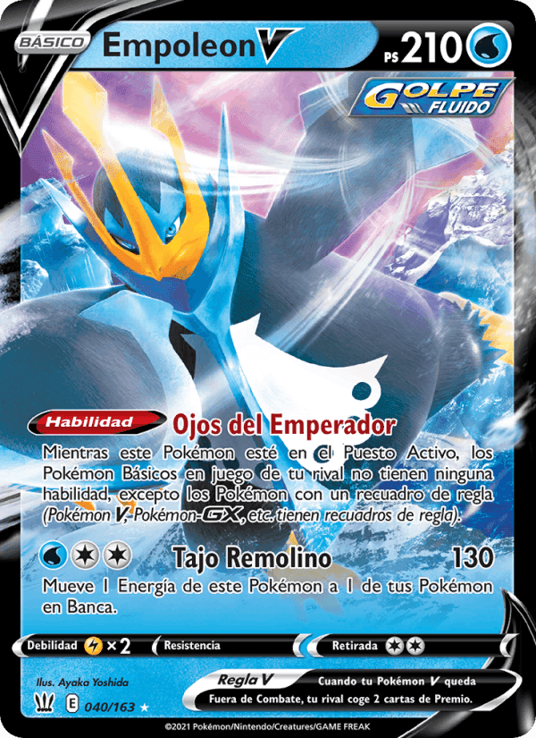 Empoleon V, carta 40 di Estilos de Combate