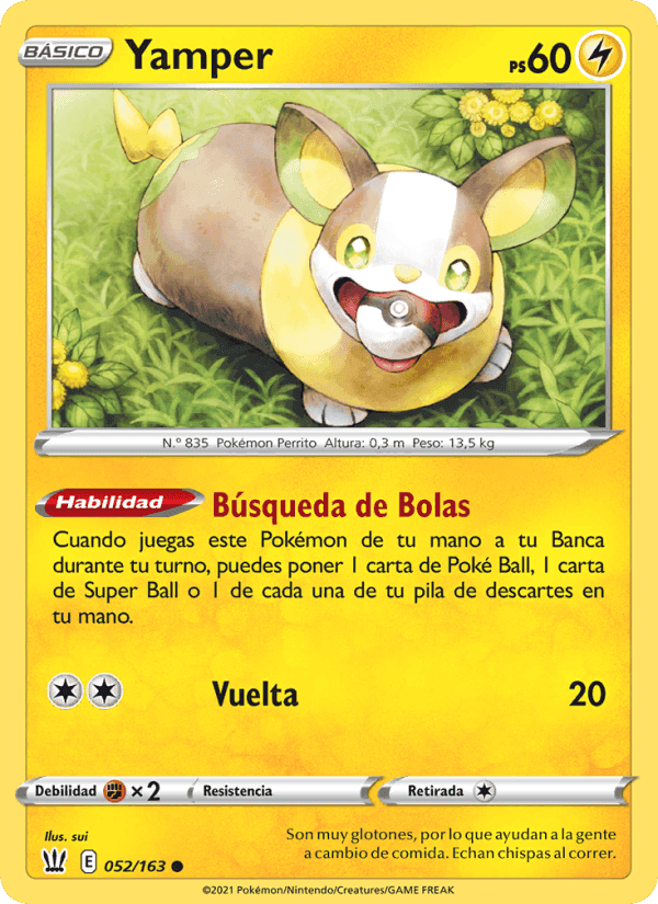 Yamper, carta 52 de Estilos de Combate