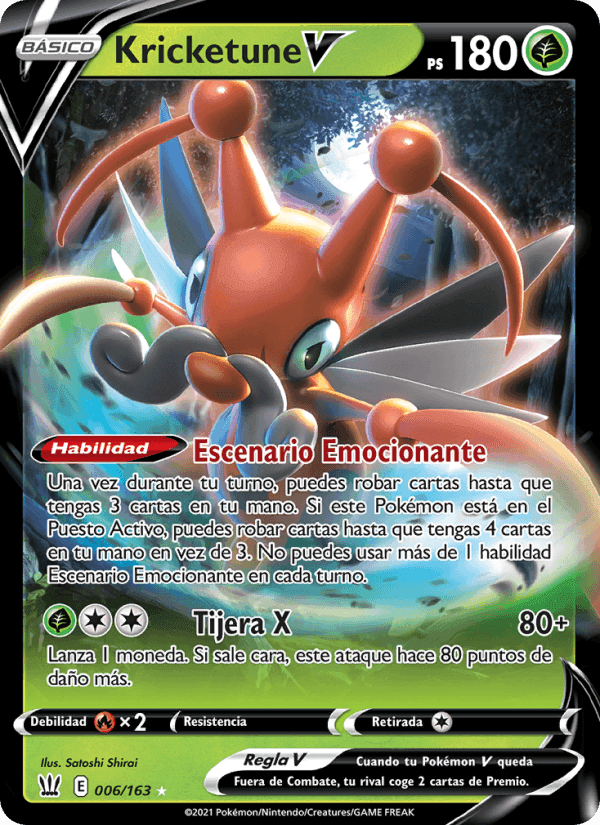 Kricketune V, carta 6 de Estilos de Combate