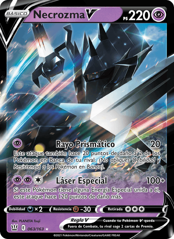 Necrozma V, carta 63 di Estilos de Combate