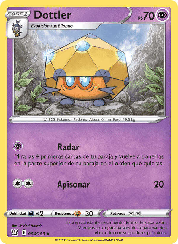 Dottler, carta 64 de Estilos de Combate