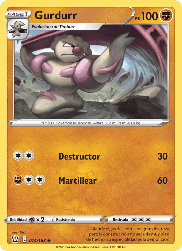 Gurdurr, carta 74 de Estilos de Combate