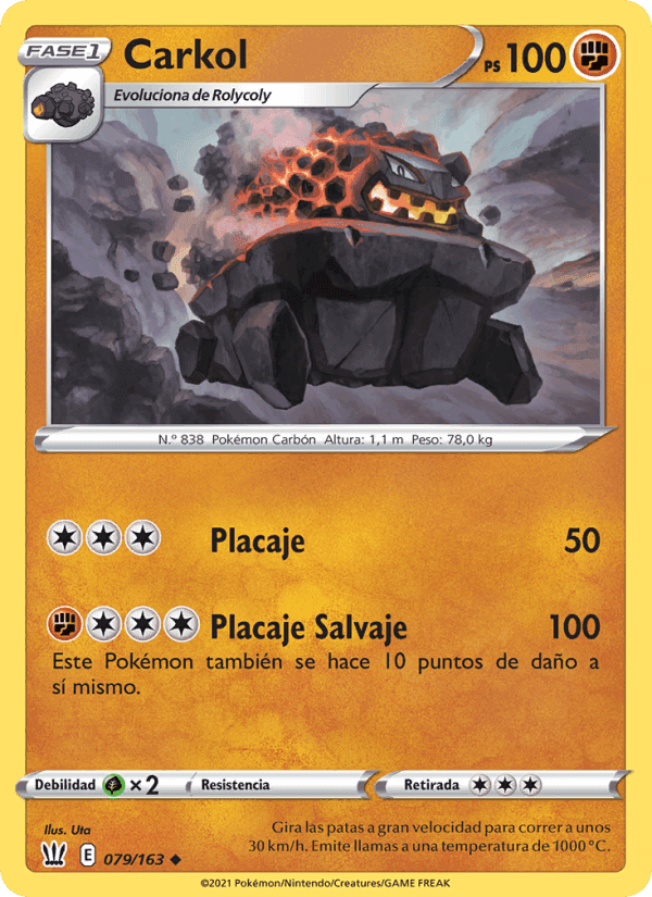 Carkol, carta 79 de Estilos de Combate