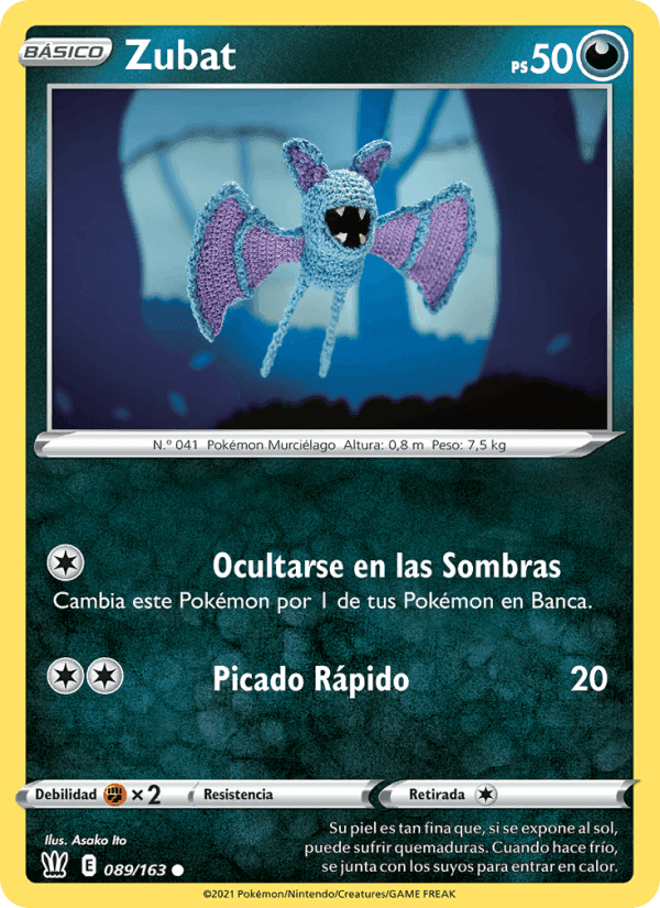 Zubat, carta 89 di Estilos de Combate