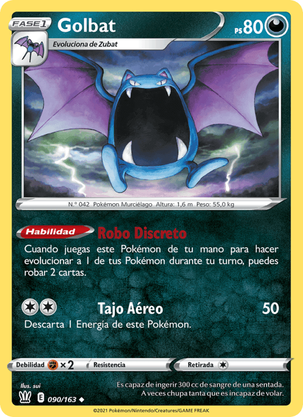 Estilos de Combate の 90 番、Golbat