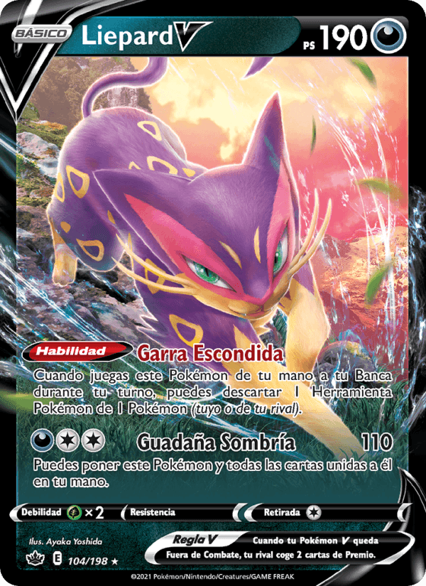 Liepard V, carta 104 de Reinado Escalofriante