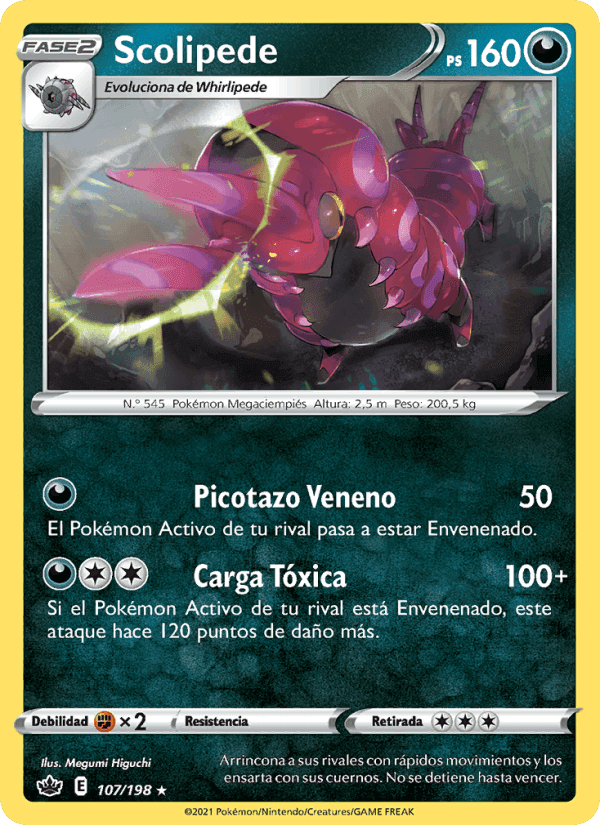 Reinado Escalofriante の 107 番、Scolipede
