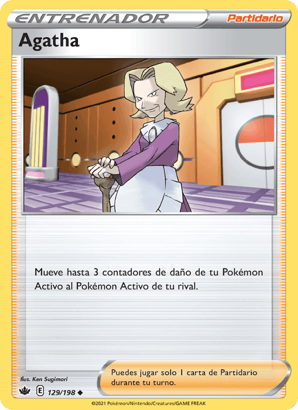 Agatha, card 129 from Reinado Escalofriante