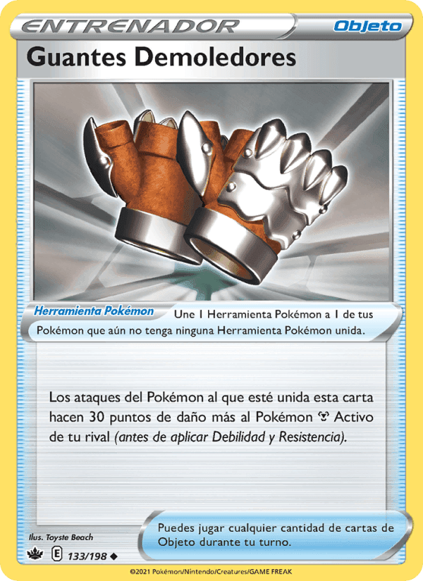 Guantes Demoledores, carta 133 de Reinado Escalofriante