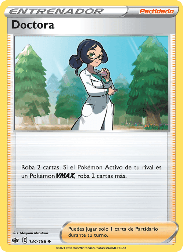 Doctora, card 134 from Reinado Escalofriante