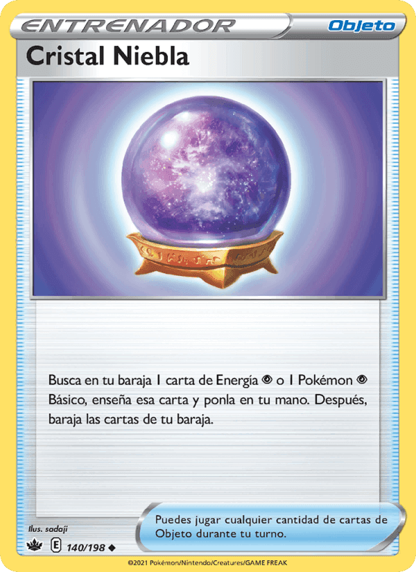 Cristal Niebla, card 140 from Reinado Escalofriante