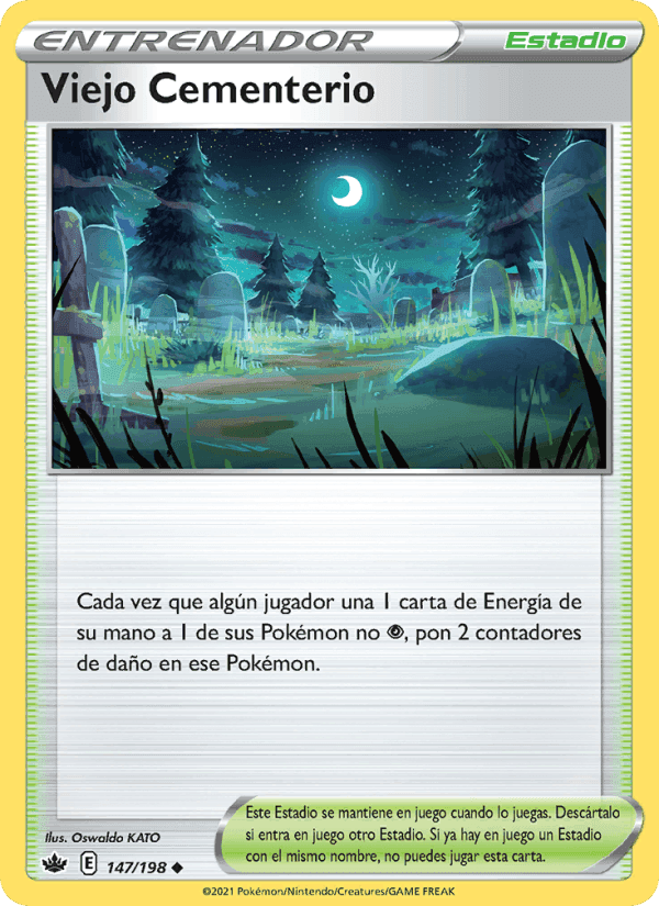 Viejo Cementerio, carta 147 de Reinado Escalofriante