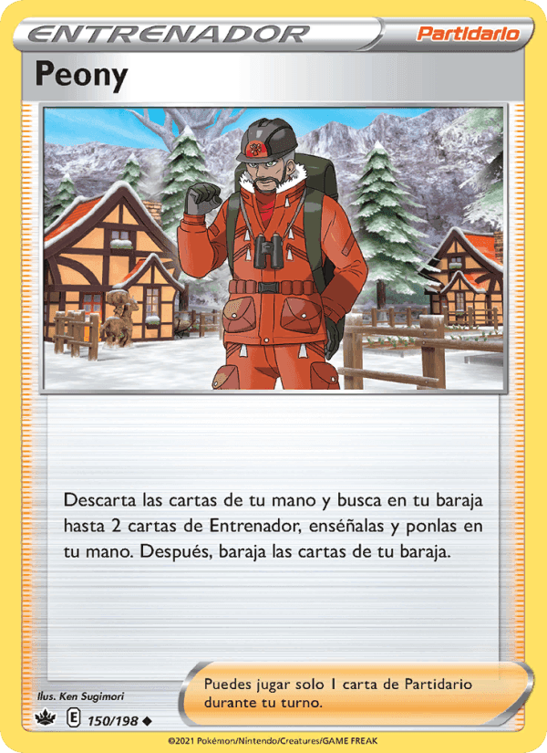 Peony, carta 150 de Reinado Escalofriante