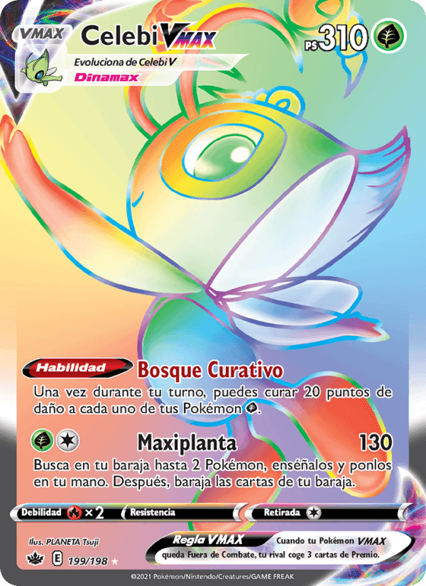 Celebi VMAX, carta 199 di Reinado Escalofriante