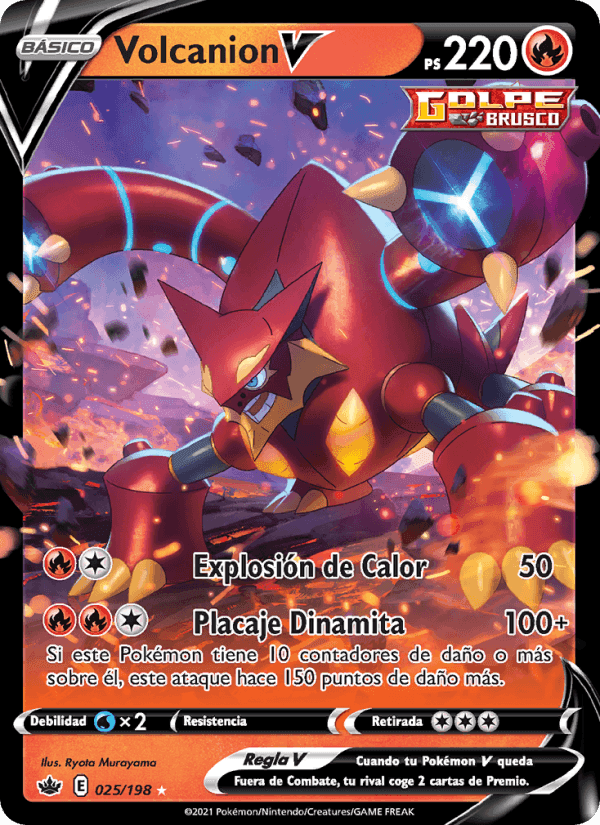 Volcanion V, carta 25 di Reinado Escalofriante