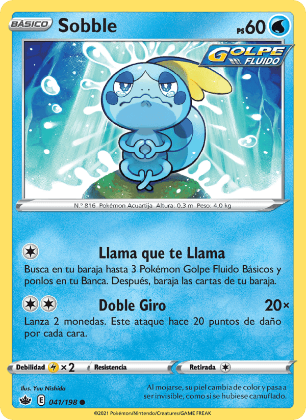 Sobble, carta 41 de Reinado Escalofriante