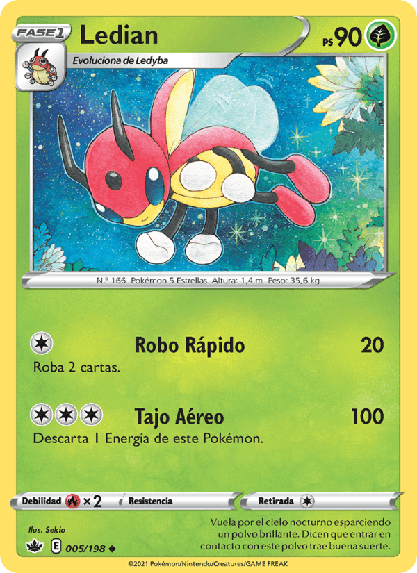 Ledian, carta 5 de Reinado Escalofriante