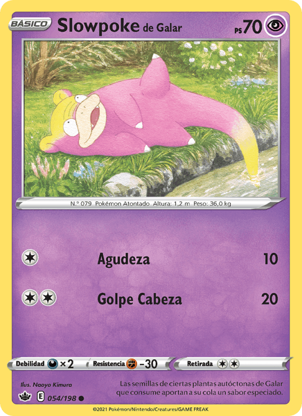 Slowpoke de Galar, carta 54 di Reinado Escalofriante