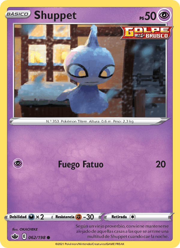 Reinado Escalofriante の 62 番、Shuppet