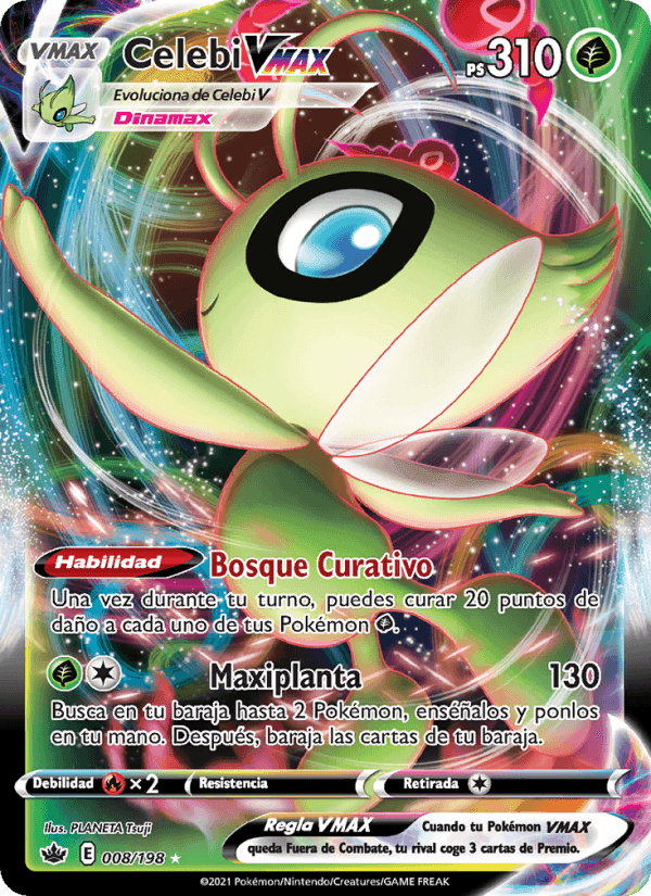 Celebi VMAX, carta 8 de Reinado Escalofriante