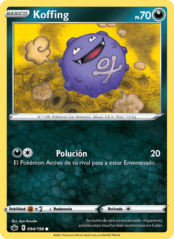 Koffing, carta 94 de Reinado Escalofriante