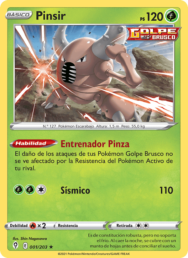 Cielos Evolutivos の 1 番、Pinsir