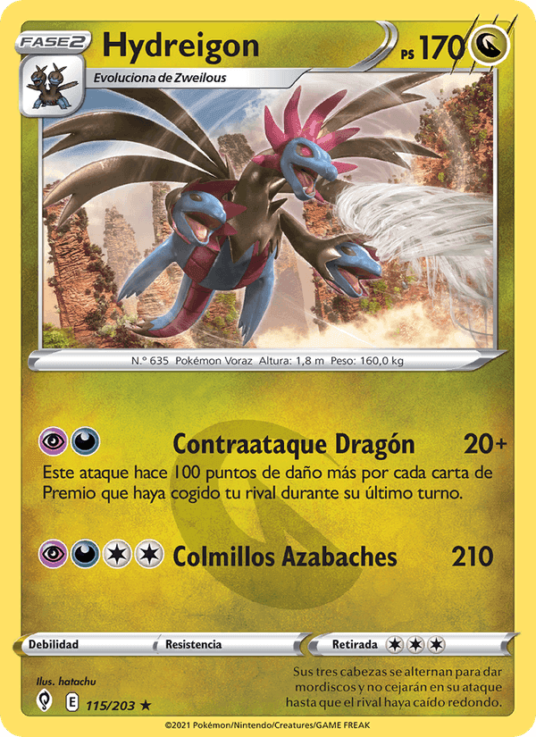 Hydreigon, carta 115 di Cielos Evolutivos