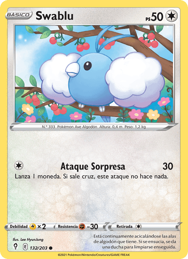 Swablu, carta 132 de Cielos Evolutivos