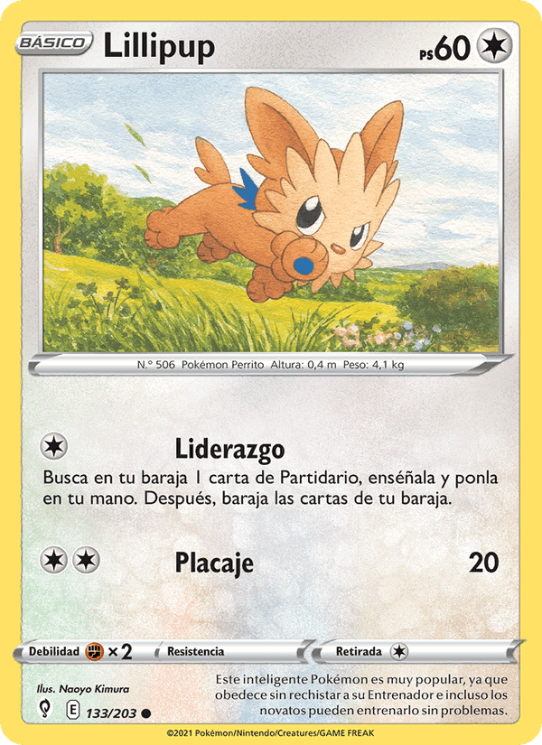 Lillipup, carta 133 de Cielos Evolutivos