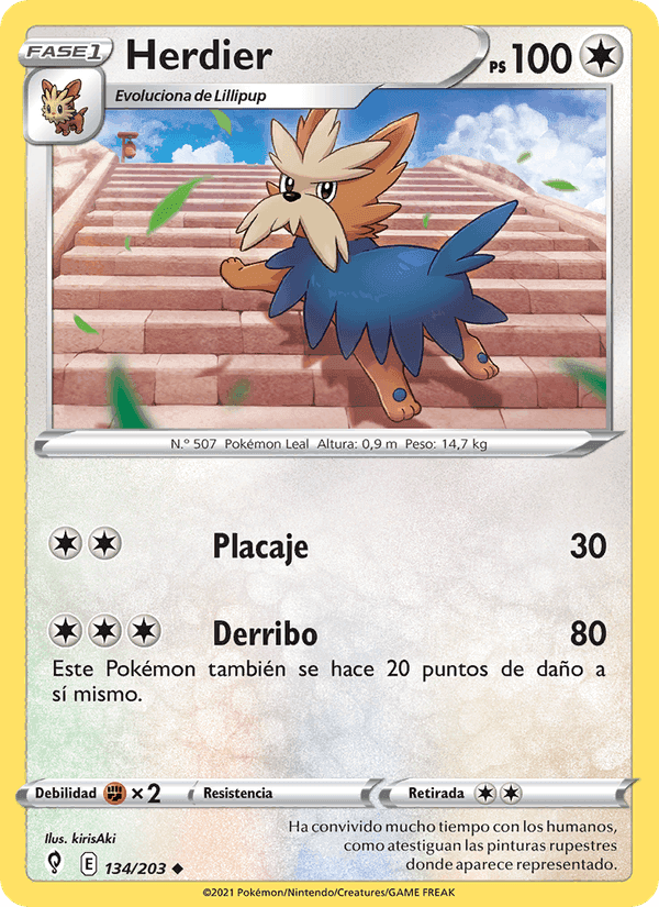 Herdier, carta 134 de Cielos Evolutivos