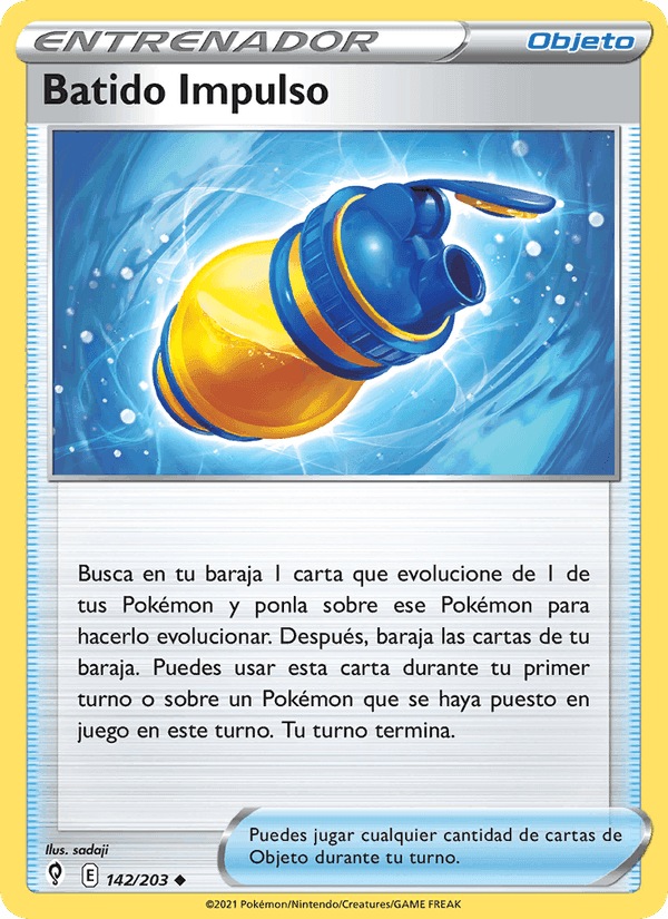 Batido Impulso, carta 142 de Cielos Evolutivos