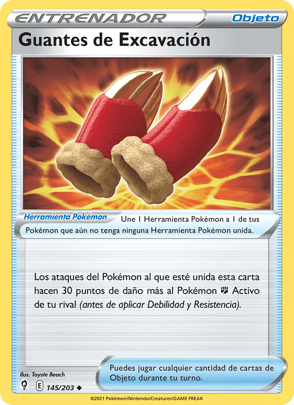 Guantes de Excavación, carta 145 de Cielos Evolutivos