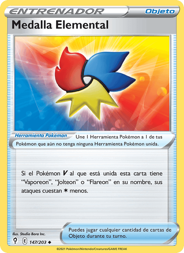 Medalla Elemental, carta 147 de Cielos Evolutivos