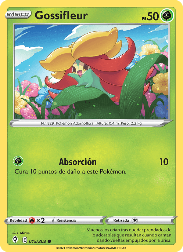 Gossifleur, carte 15 de Cielos Evolutivos