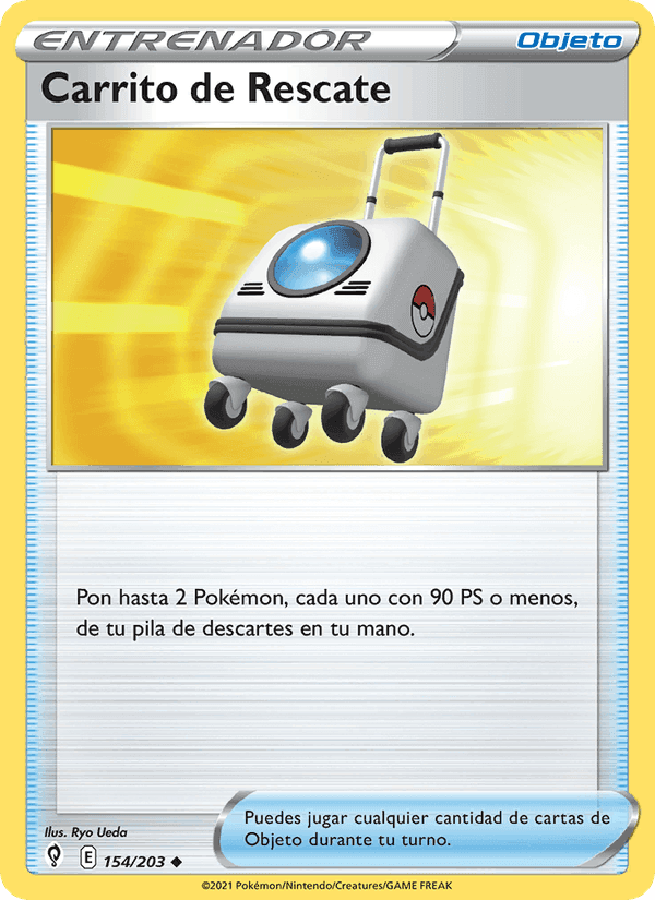 Carrito de Rescate, carta 154 de Cielos Evolutivos