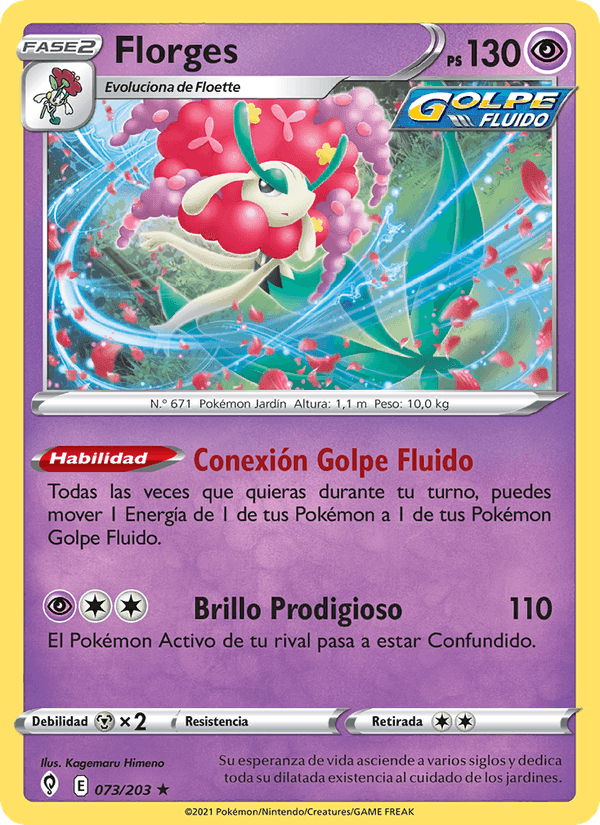 Florges, carta 73 de Cielos Evolutivos