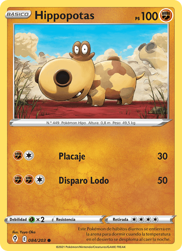 Hippopotas, carta 84 de Cielos Evolutivos