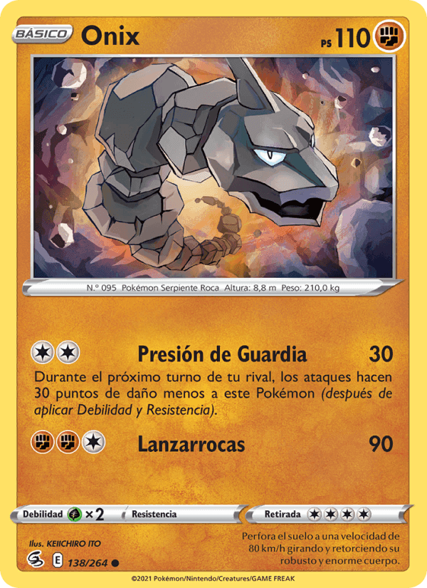 Onix, carta 138 de Golpe Fusión